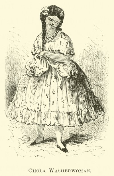 Lavandera Chola de Edouard Riou